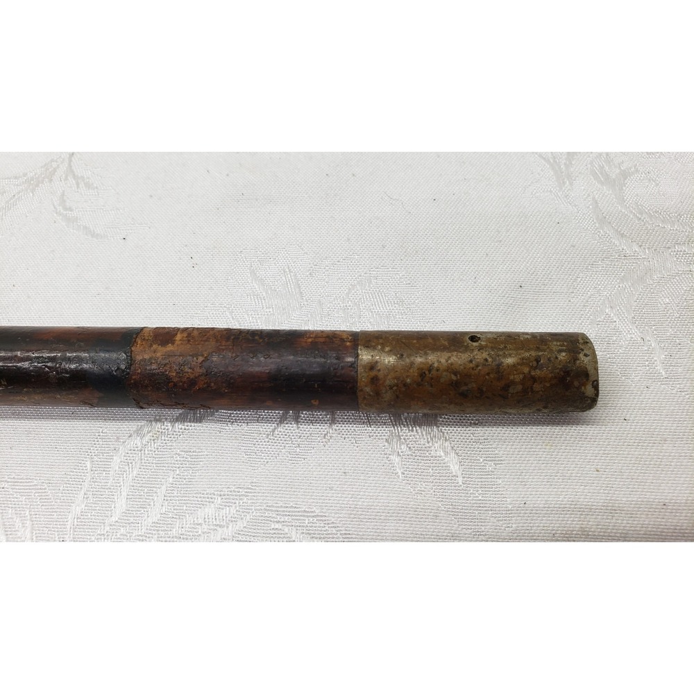 Vtg Antique Antler Stag Handle Knobby Walking Stick Cane Old 33.5 Black Forest - Picture 5 of 8